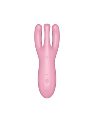 Клиторальный смарт-вибратор Satisfyer Threesome 4 Pink с тремя пальчиками SO6082 фото