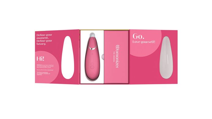 Вакуумний кліторальний стимулятор Womanizer Premium 2 - Raspberry SO8753 фото