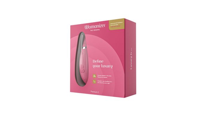 Вакуумний кліторальний стимулятор Womanizer Premium 2 - Raspberry SO8753 фото