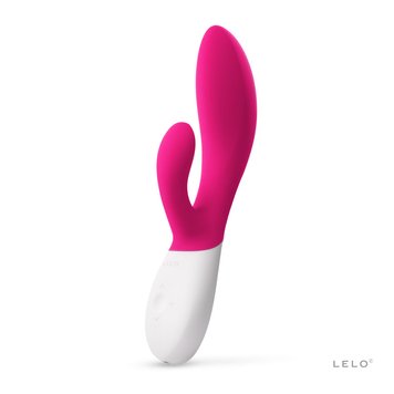 Вибратор-кролик LELO Ina Wave 2 Cerise, манящее движение ствола + вибрации SO8080 фото