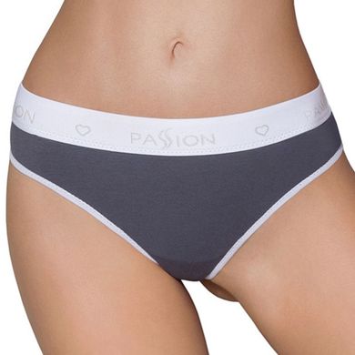 Спортивные трусики-стринги Passion PS007 PANTIES dark grey, size L SO4247 фото