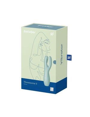 Клиторальный вибратор Satisfyer Threesome 3 Mint с тремя пальчиками SO6102 фото