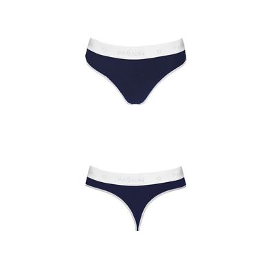 Спортивные трусики-стринги Passion PS007 PANTIES navy blue, size L SO4251 фото