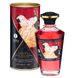 Розігрівальна олія Shunga Aphrodisiac Warming Oil – Sparkling Strawberry Wine (100 мл) без цукру SO2497 фото 1