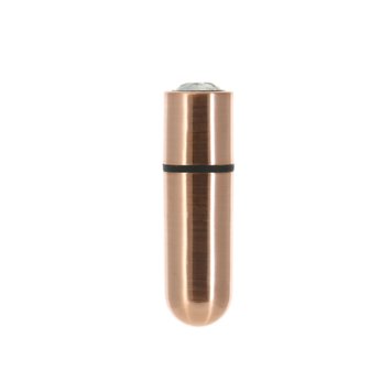 Вибропуля PowerBullet First-Class Bullet 2.5″ with Key Chain Pouch, Rose Gold, 9 режимов вибрации SO6847 фото