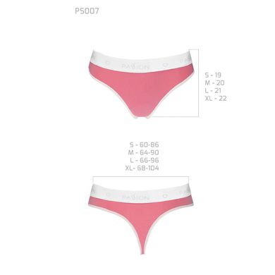 Спортивные трусики-стринги Passion PS007 PANTIES pink, size L SO4255 фото