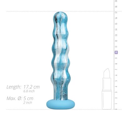 Скляний дилдо Gildo - Ocean Flow Glass Dildo SO8892 фото