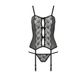 Распродажа!!! Корсет с пажами GRACIA CORSET black S/M - Passion, трусики, полупрозрачный EL15202 фото 5