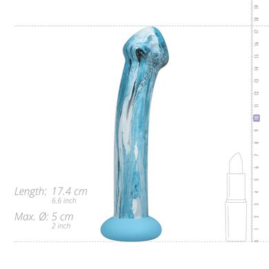 Скляний дилдо Gildo - Ocean Ripple Glass Dildo SO8893 фото