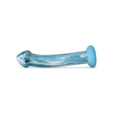 Стеклянный дилдо Gildo - Ocean Ripple Glass Dildo SO8893 фото