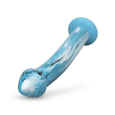 Скляний дилдо Gildo - Ocean Ripple Glass Dildo SO8893 фото