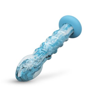 Скляний дилдо Gildo - Ocean Wave Glass Dildo SO8894 фото