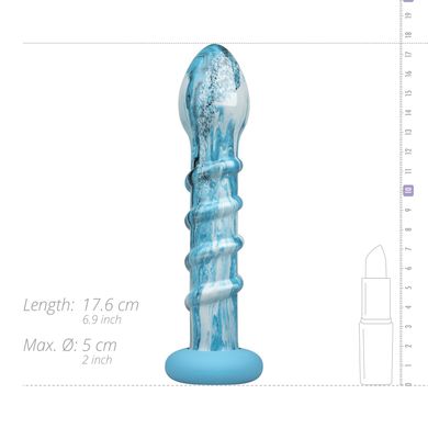 Стеклянный дилдо Gildo - Ocean Wave Glass Dildo SO8894 фото