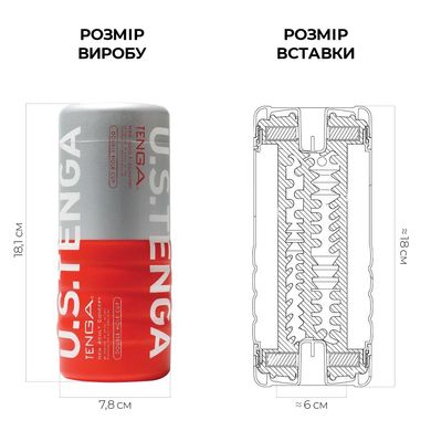 Мастурбатор Tenga US Double Hole Cup (двухсторонний большой) с двумя независимыми каналами TOC-004US фото