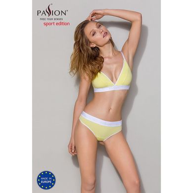 Спортивные трусики-стринги Passion PS007 PANTIES yellow, size L SO4259 фото