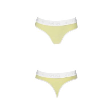 Спортивные трусики-стринги Passion PS007 PANTIES yellow, size L SO4259 фото