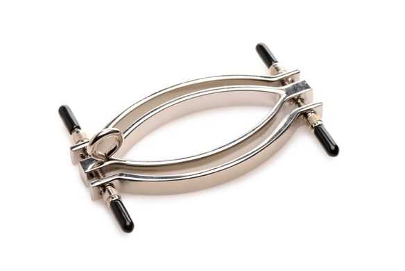 Зажим для половых губ с поводком Master Series Pussy Tugger Adjustable Vagina Clamp with Chain SO8797 фото