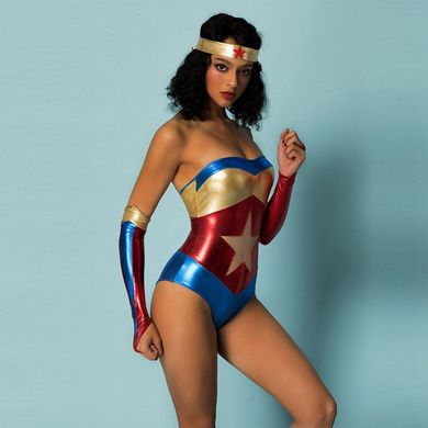 Еротичний рольовий костюм "Wonder Woman" One Size SO3699 фото