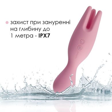 Двойной вибратор для чувствительных зон Svakom Nymph Pale Pink SO4850 фото