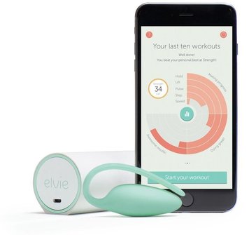 Премиум тренажер Кегеля Elvie Exercise Tracker, индукционная зарядка, PRO-приложение, без вибрации SO2029 фото