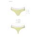 Спортивные трусики-стринги Passion PS007 PANTIES yellow, size M SO4260 фото 5