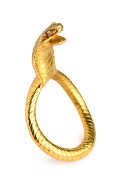 Эрекционное кольцо Master Series Cobra King Golden Cock Ring SO8799 фото