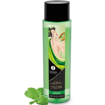 Гель для душу Shunga Shower Gel - Sensual Mint (370 мл) з рослинними оліями та вітаміном Е SX0586 фото