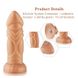 Силиконовый дилдо Hismith Slightly Curved Silicone Dildo Monster Series SO9960 фото 3