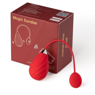 Смарт-виброяйцо Magic Motion Sundae Red SO4469 фото