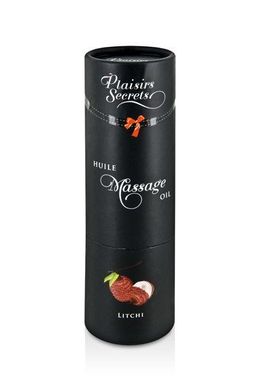 Массажное масло Plaisirs Secrets Litchi (59 мл) с афродизиаками, съедобное, подарочная упаковка SO1835 фото